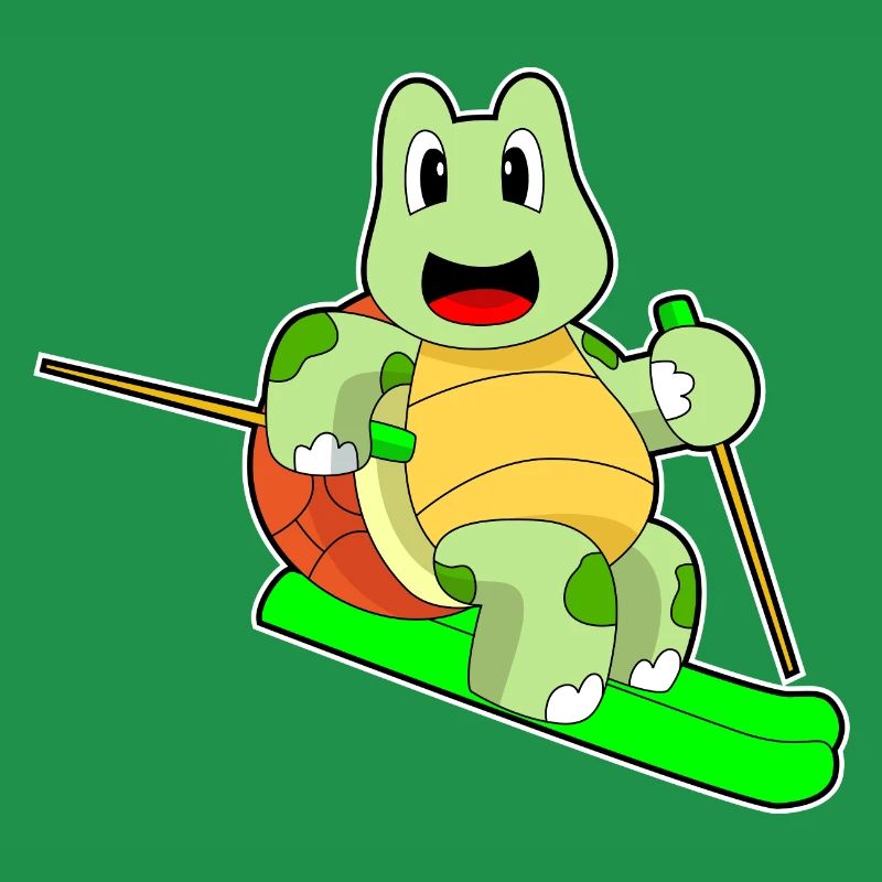 Turtle Skier Ski