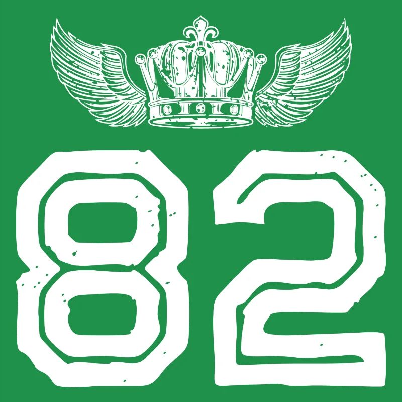 82 Number crown