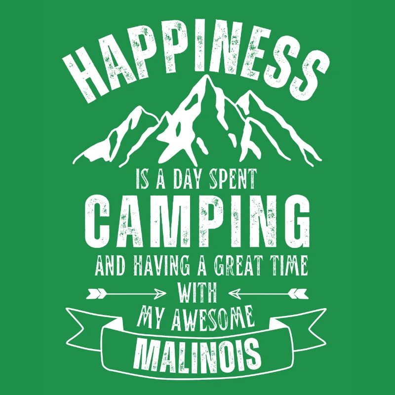 Camping and Malinois