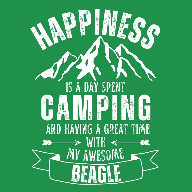 Camping und Beagle