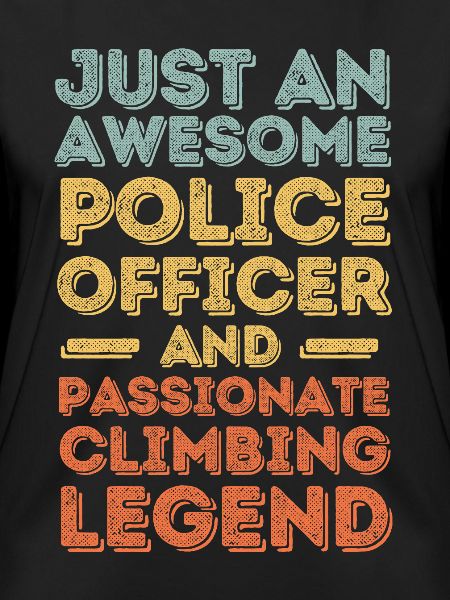 Policeman climbing retro