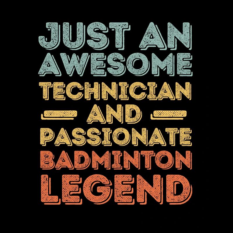 Technicien Badminton rétro