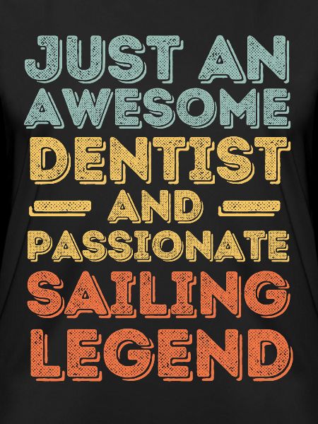 Dentist sailing retro