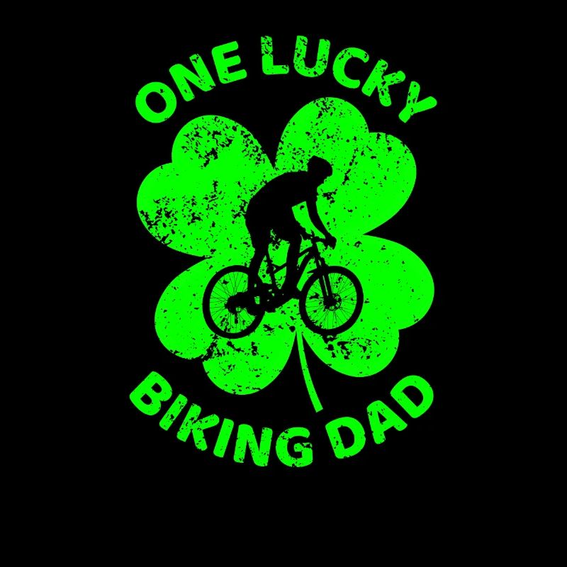 Trèfle de la Saint-Patrick à vélo