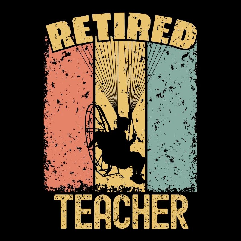 Paramoteur enseignant à la retraite