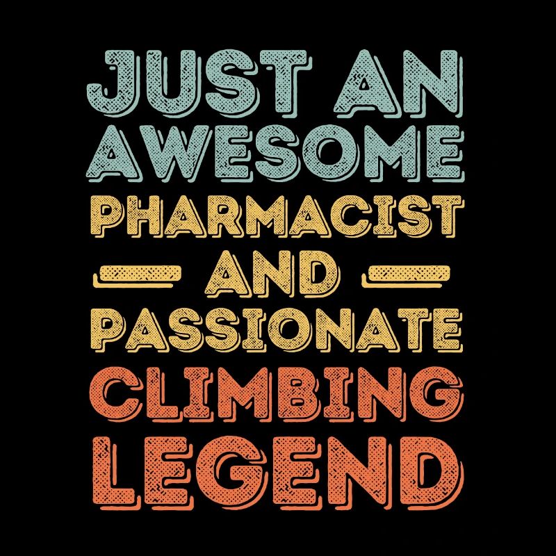 Pharmacist Climbing legend retro