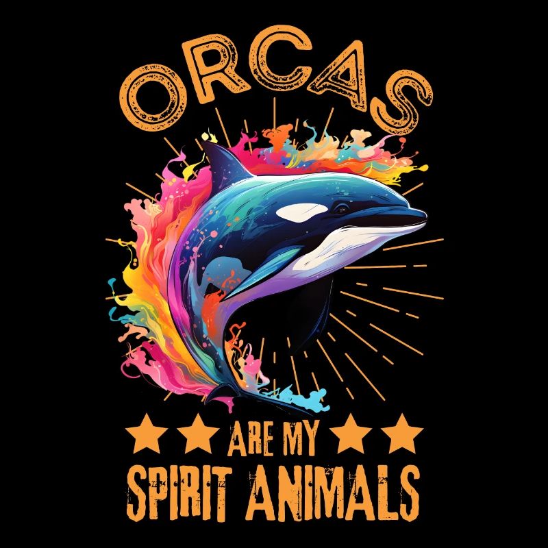 Bunter Schwertwal Orca