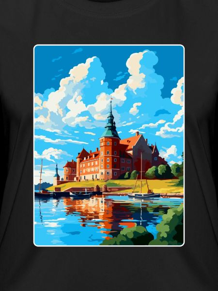 Kalmar Sverige Vintage Reseaffisch WPA Souvenir
