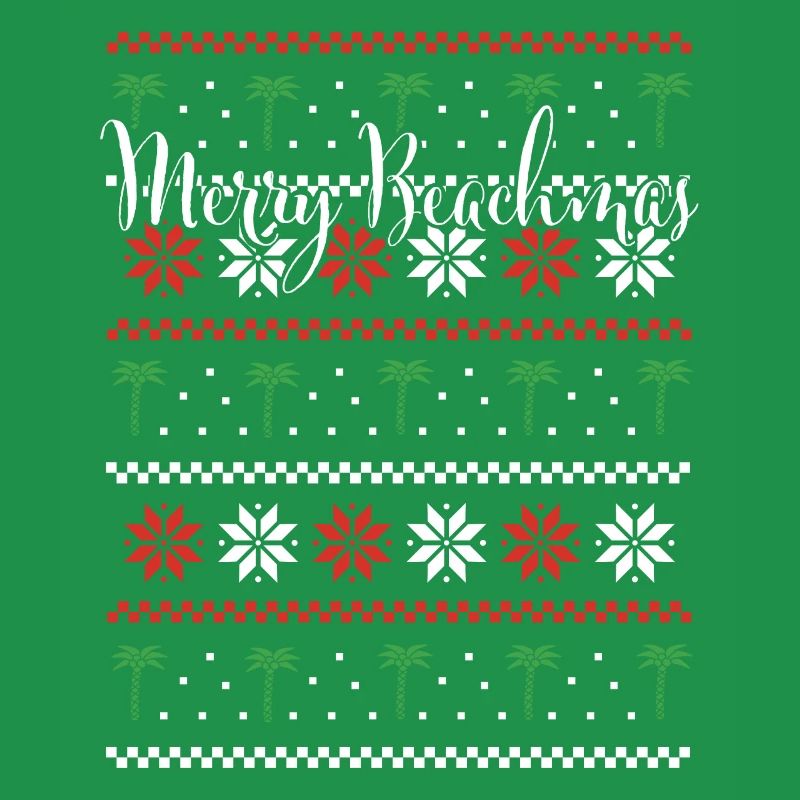 Merry Beachmas Palm Beach Nordic Patterns
