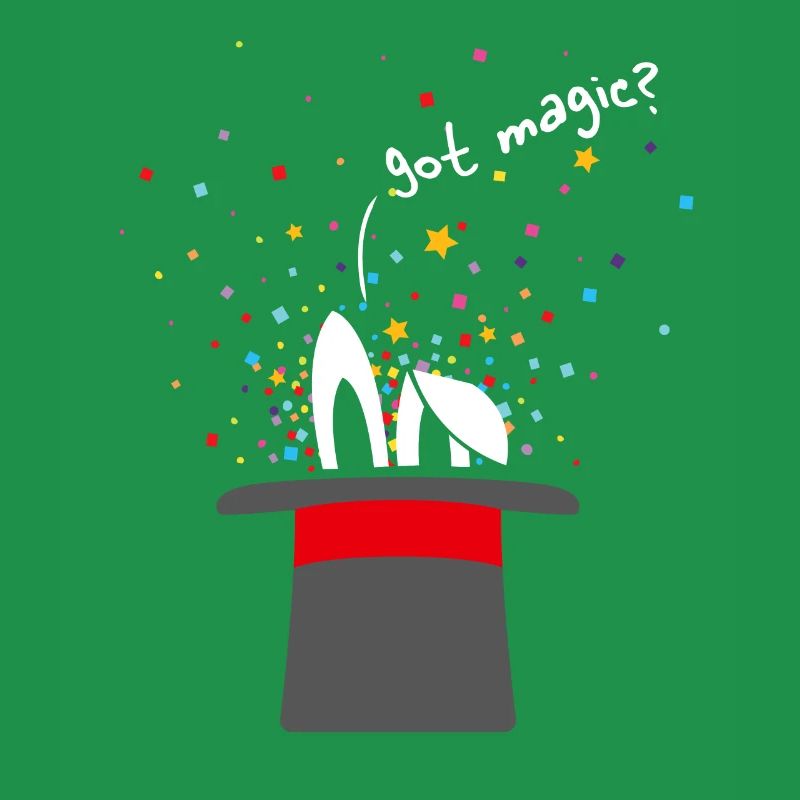 Got Magic Magic Magic Hat Bunny Illusionniste Magicien de scène
