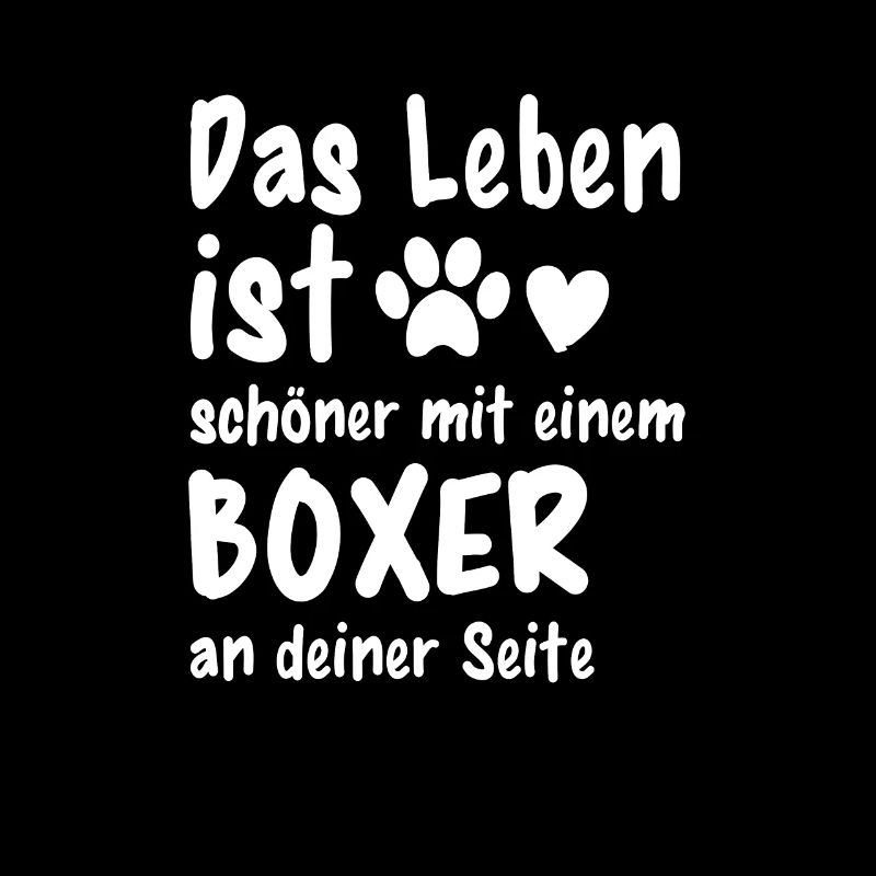 Boxer machen das Leben schöner Lustiges Boxer