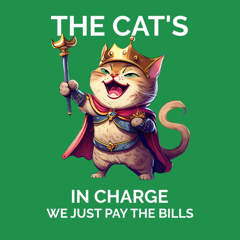 Propriétaire de chat drôle Dire maman chat