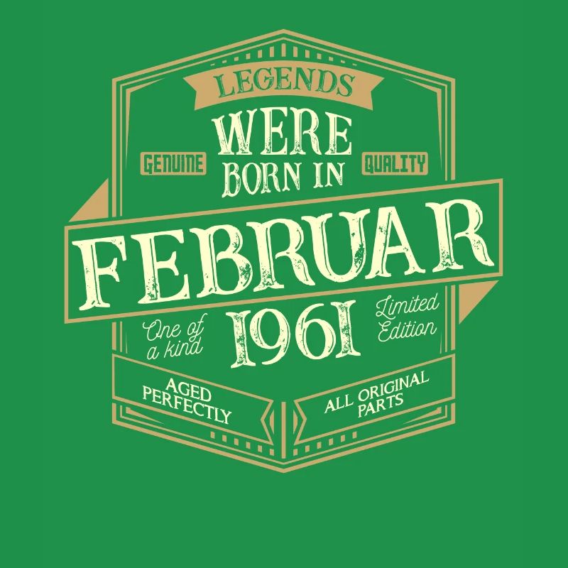 Februar 1961 Geburtstag Mann