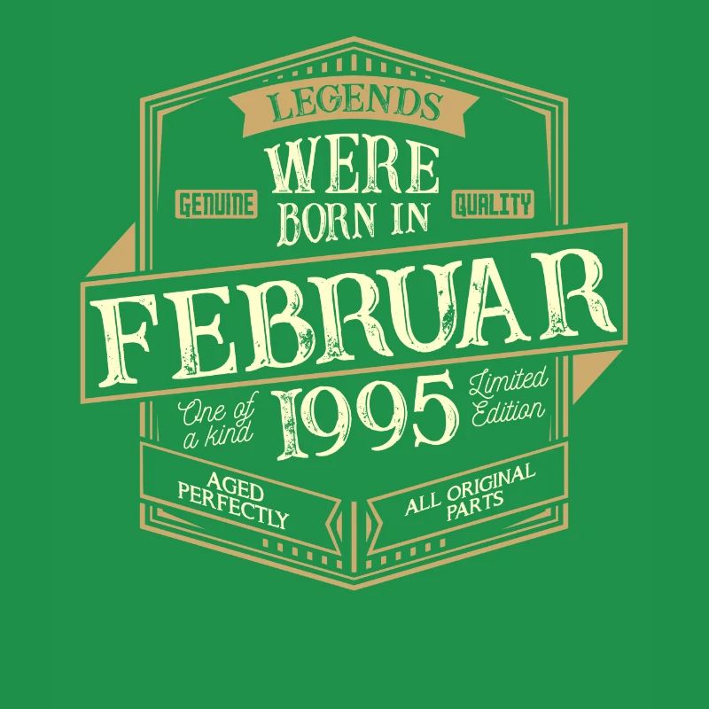Februar 1995 Geburtstag Mann