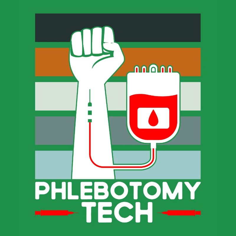 Phlébotomie Échantillon de sang Phlébotomiste Tech Cadeau