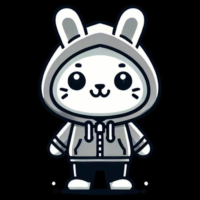 Playful Bunny - Confident and Cool