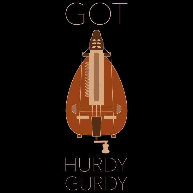 Hurdy Gurdy Witzig Mittelalter Geschenk