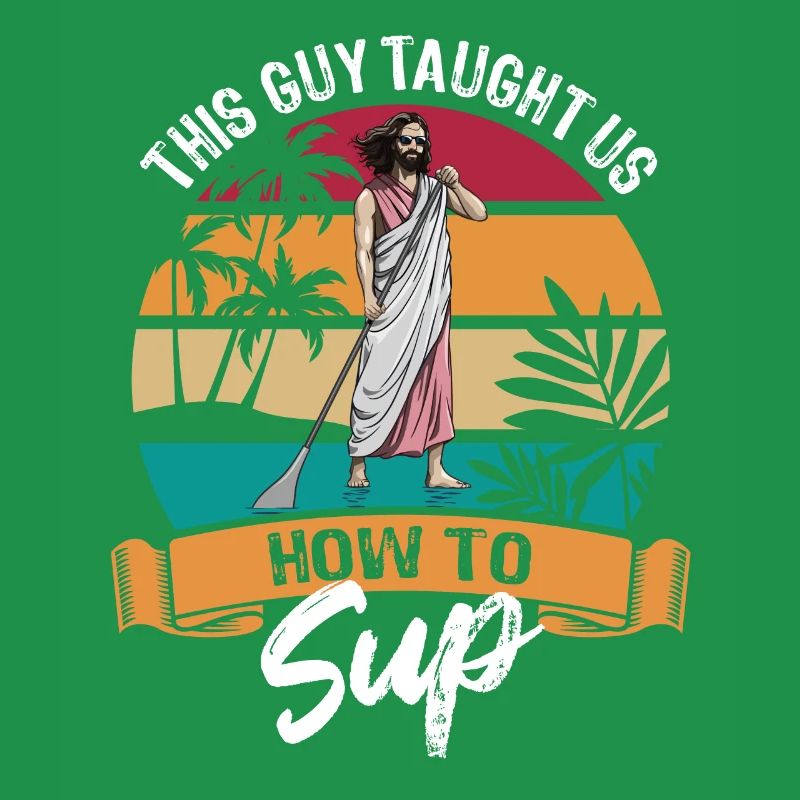 This guy taught us how to SUP - Jesus - Paddle