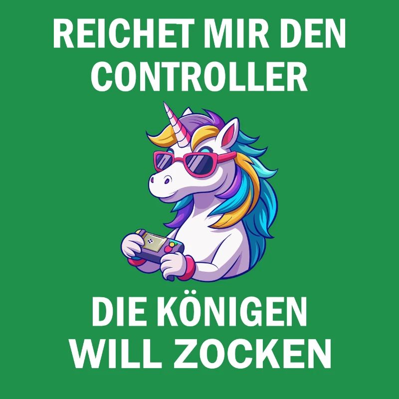 Zocken Reichet mir den Controller Königin Konsole