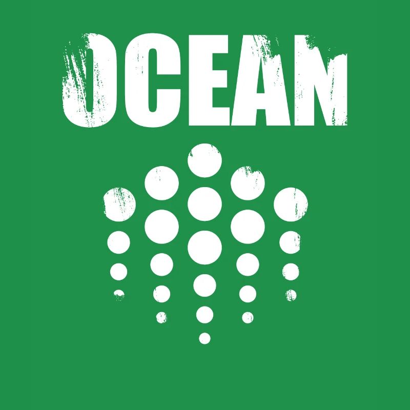 Crypto Cryptocurrency Zeichen Ocean Geschenkidee