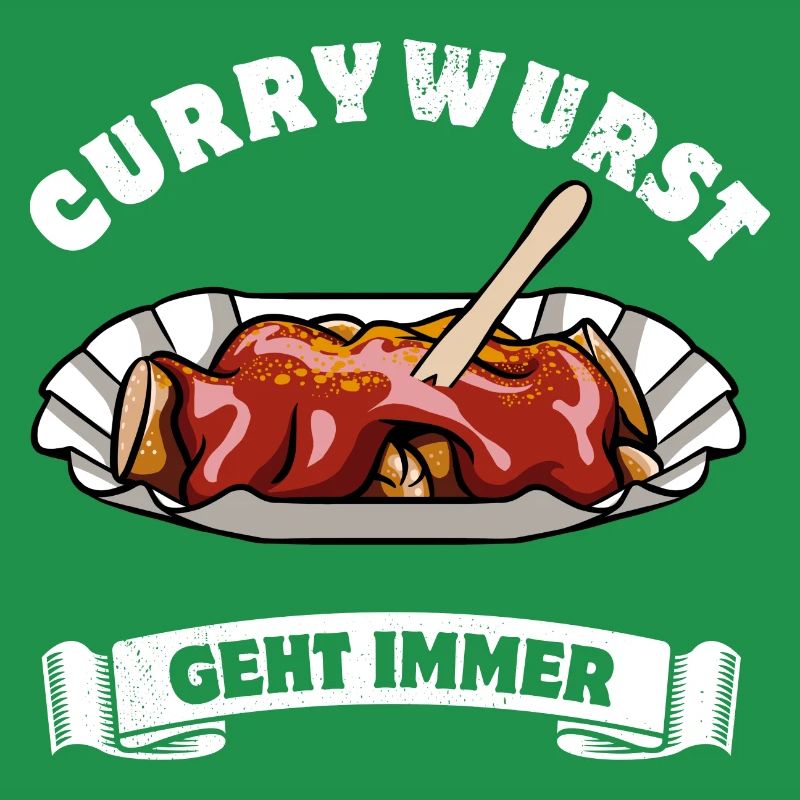 Currywurst geht immer - Currywurst Fan - Spruch
