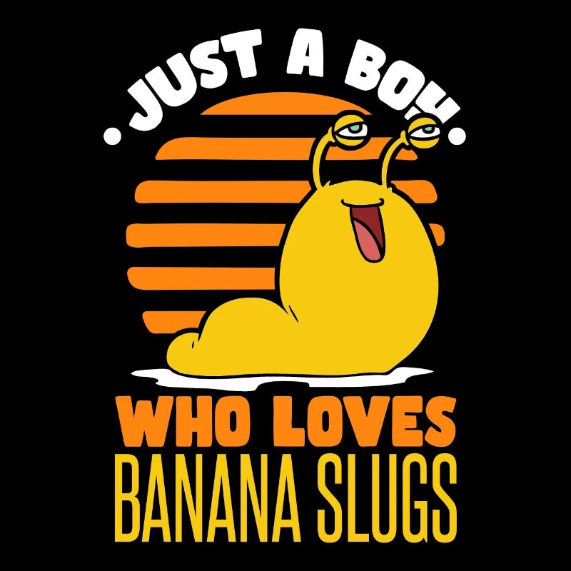 Juste un garçon qui aime les limaces de banane