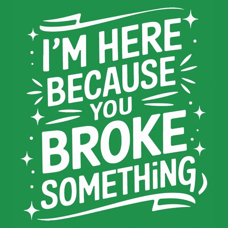 Technischer Support Computerfreak Nerd