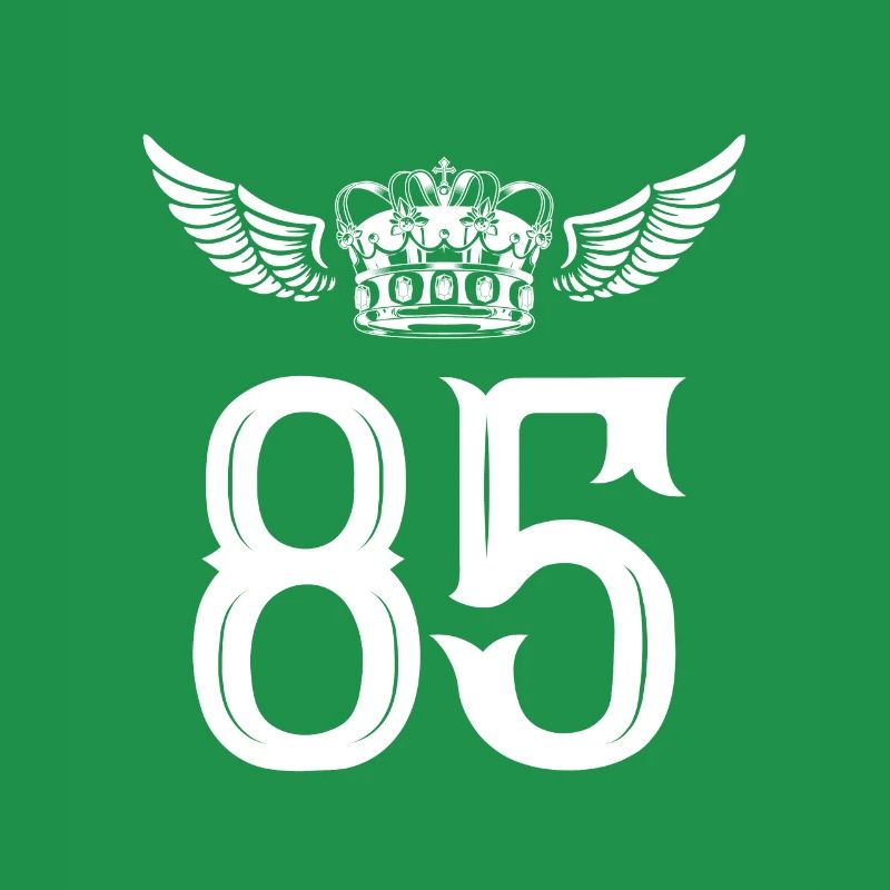 85 Number crown
