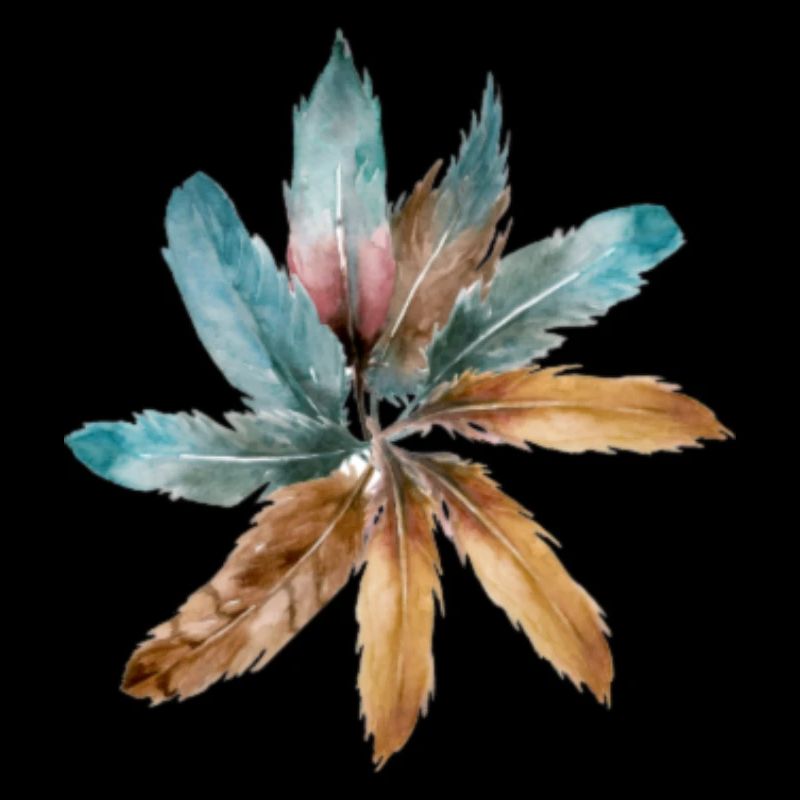 Flower feather