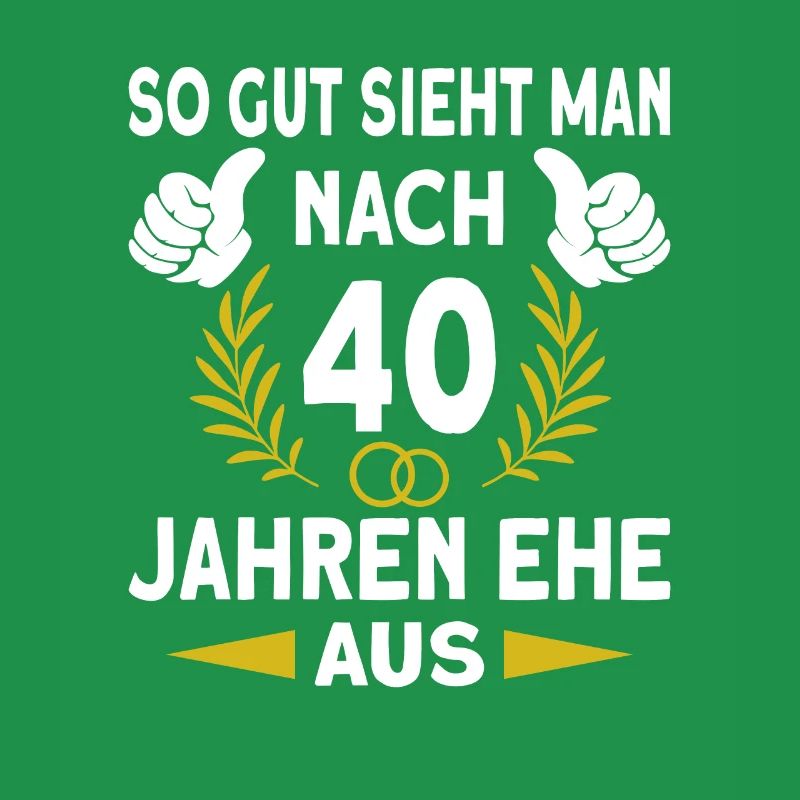 Rubinhochzeit 40 Hochzeitstag Ehemann Ehefrau