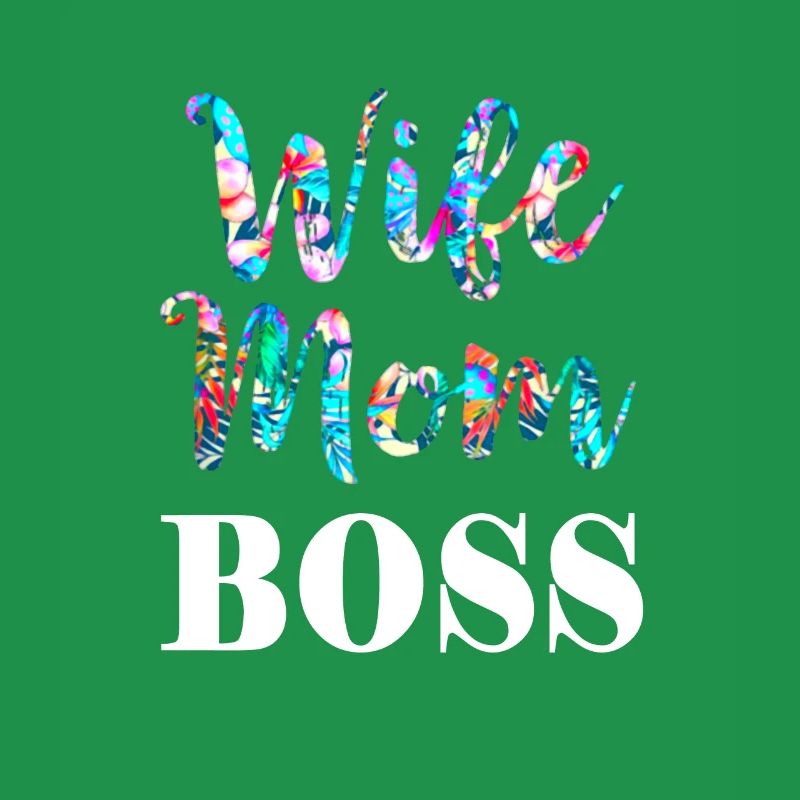 WIFE MOM BOSS - Ehefrau Mama Mutter Muttertag