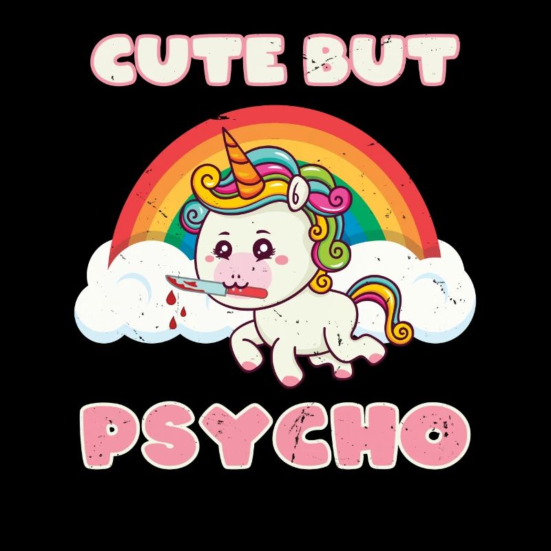Mignon mais Psycho Licorne