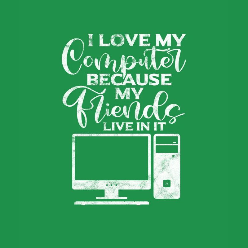 Computer Nerd PC Programmierer Informatik Geschenk