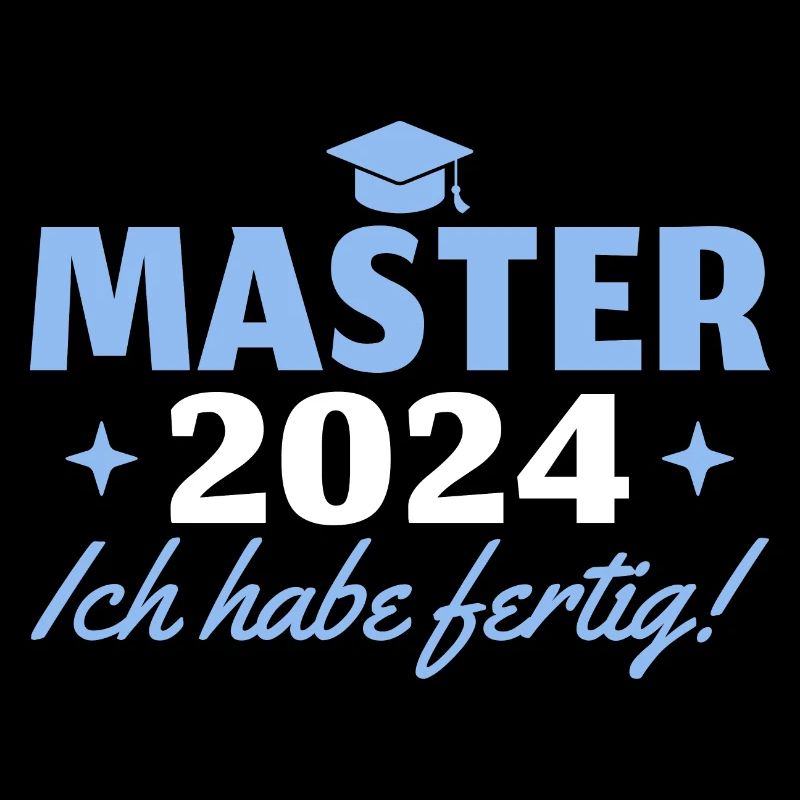 Master 2024 Bestandene Masterprüfung Abschluss