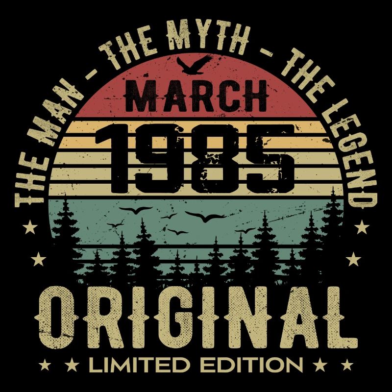 Gift for the 40th Anniversary Original March 1985