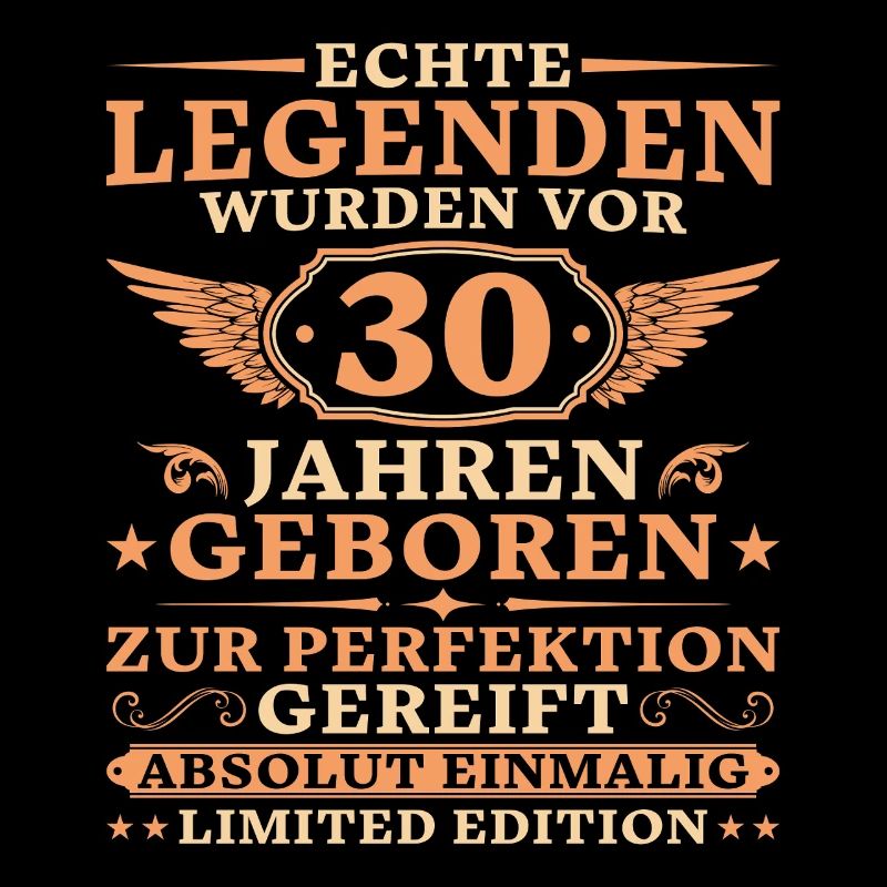 30. Geburtstag Absolut Einmalig seit 30 Jahren
