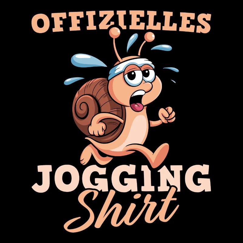 Offizielles Jogging Shirt - Langsame Schnecke