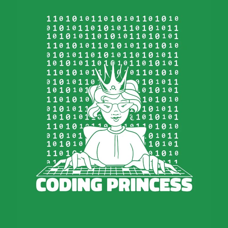 Développeur Coder Programmeur Princess