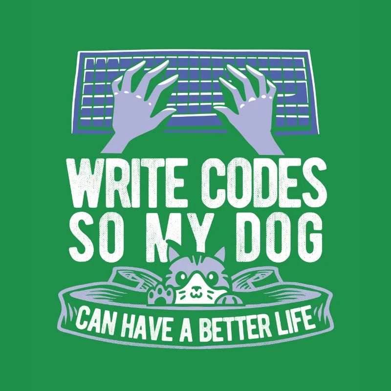 Développeur Coder Programmeur Cat