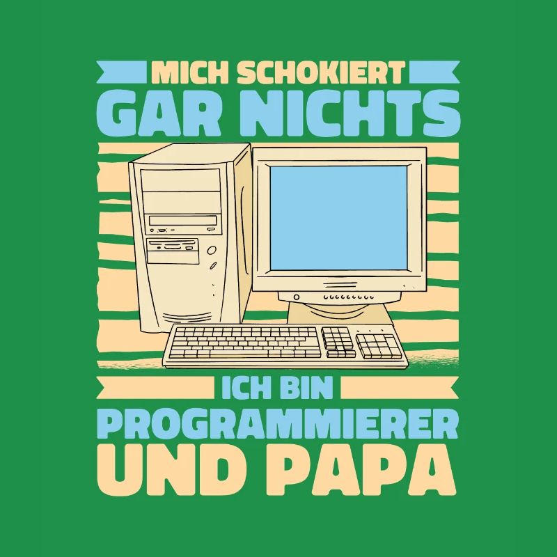 Entwickler Coder Programmierer Vater