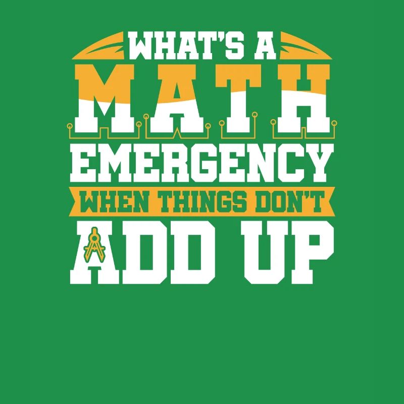 Mathe Mathematik Witzig Math Jeu de mots amusant