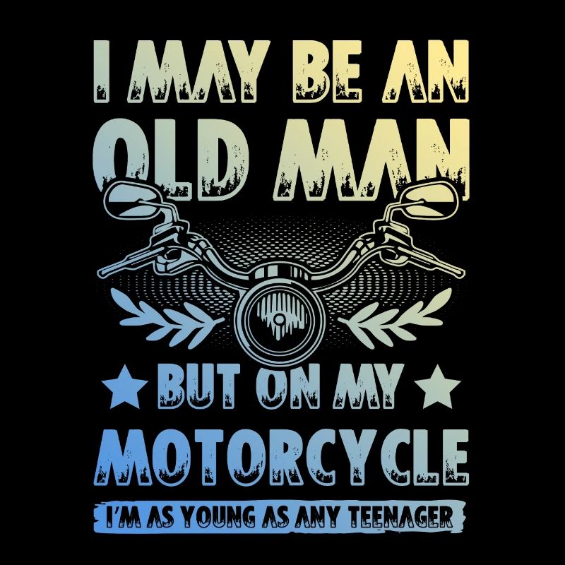 Motorcycle old man