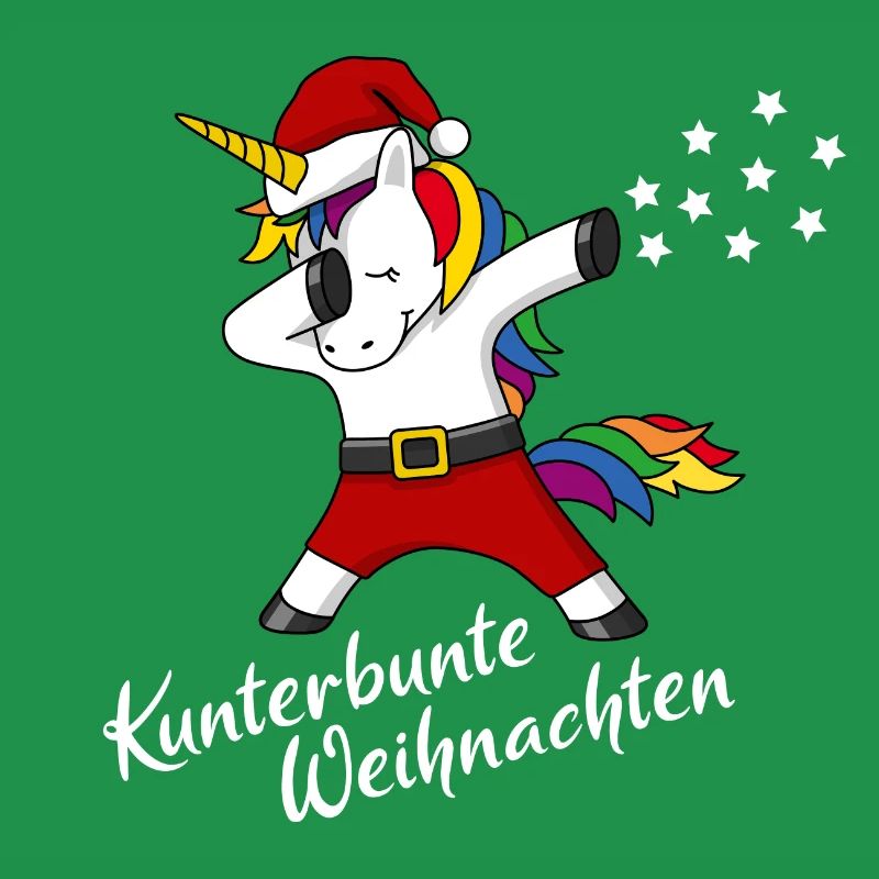 kunterbunte Weihnachten Einhorn dabing Geschenk