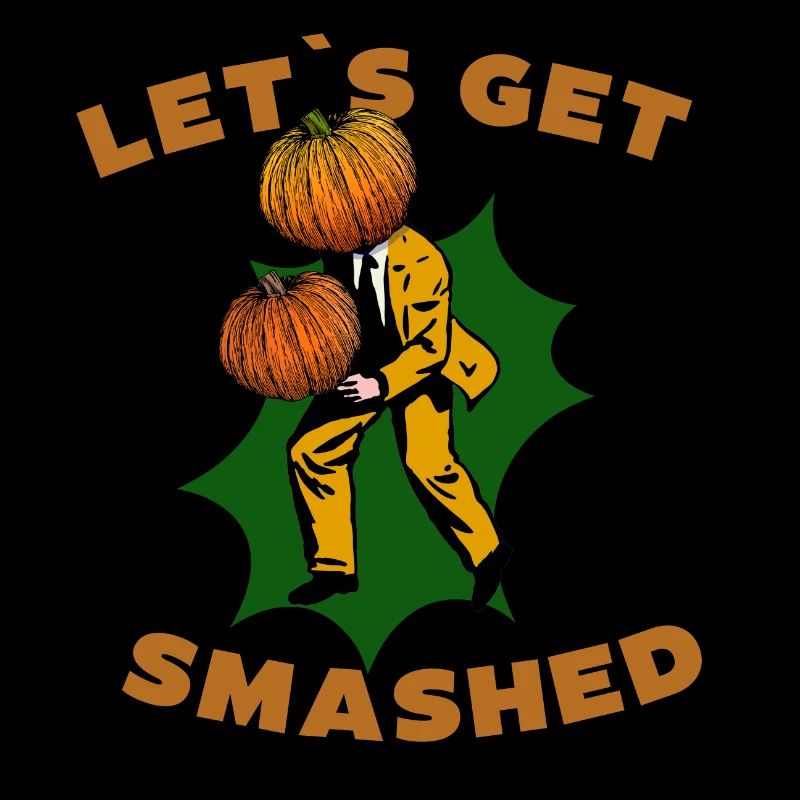 Let's Get Smashed Vintage Pumpkin