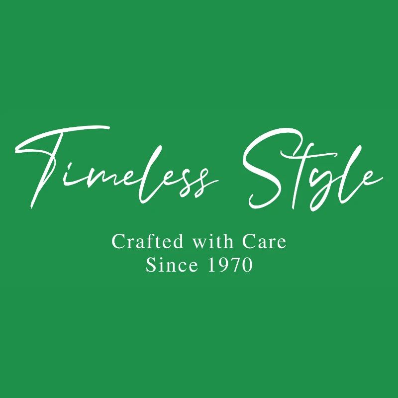 Timeless style since 1970 Script Typography