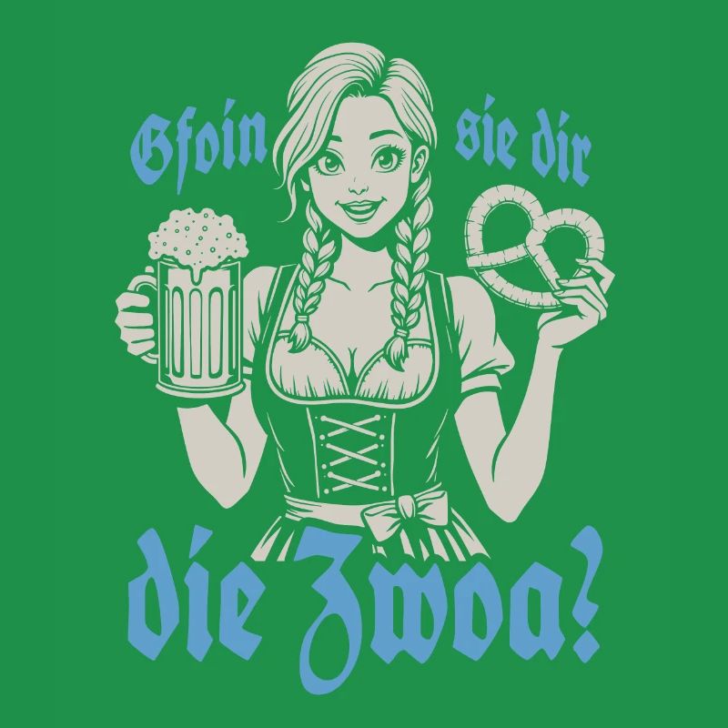 Gefallen sie dir, die Zwei? Dirndl Bier & Bretzen