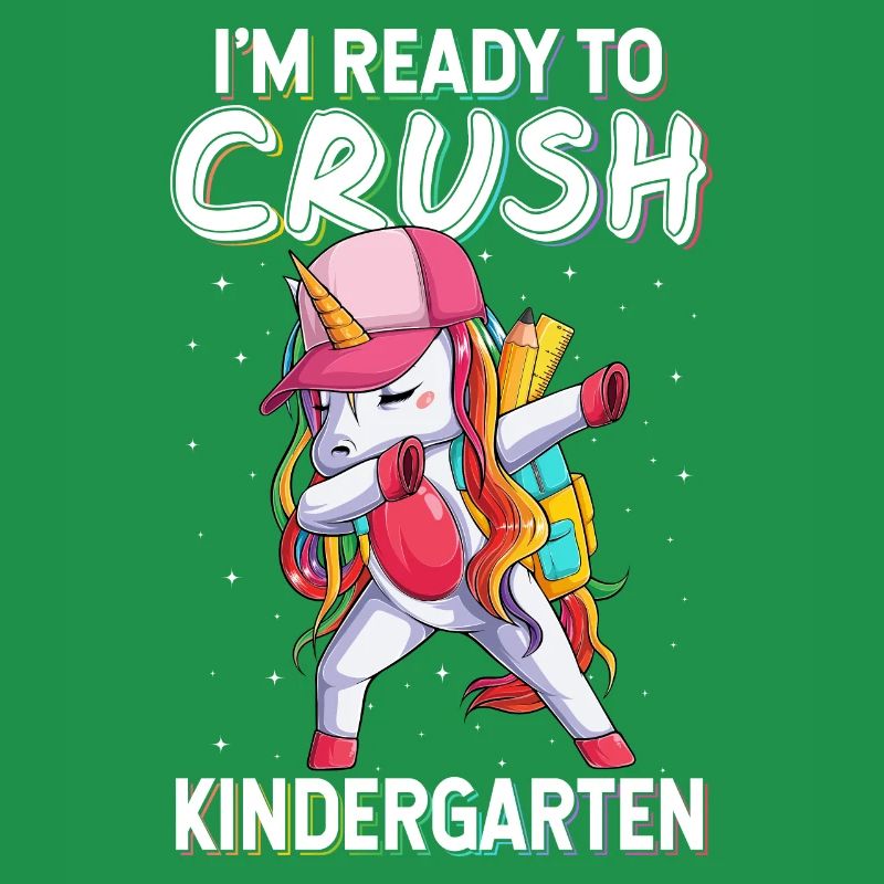Ich bin bereit, Kindergarten Einhorn zu zerquetschen