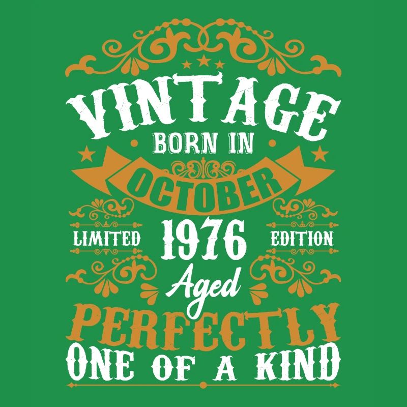 October 1976 Birthday Gift 1976 October