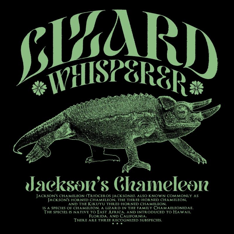 Jackson's Chamäleon Echsenflüsterer