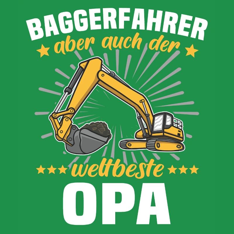 Opa Baggerfahrer